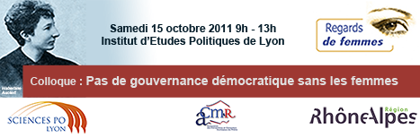 Colloque : Pas de gouvernance sans les femmes - Photo : Hubertine Auclert Colloque Pas de gouvernance sans les femmes - En photo : Hubertine Auclert